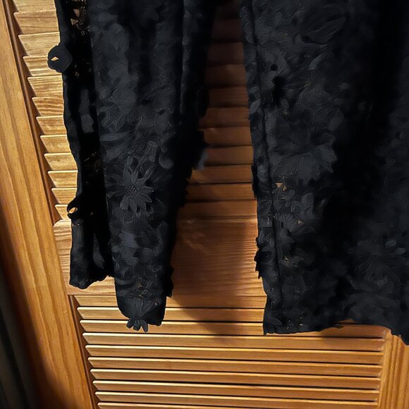 Black Lace See-through Suit - Picture 3 of 16